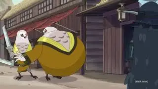 (Gore warning) owl person inflation to pop sound edit