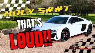 Audi R8 Exhaust Upgrade  BRUTAL SOUND!