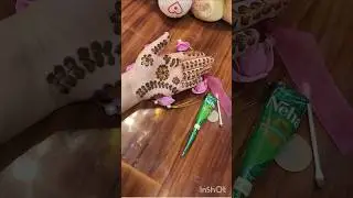 #easy mehndi designs with earbuds🤌🏻 #beautiful