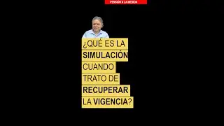 &iquest;Qu&eacute; es la #SIMULACI&Oacute;N a la hora de recuperar mi vigencia? #imssley73