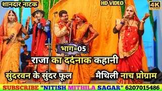 राजा हुआ आश्चर्य चकित जब बेटा की जगह पर ईट देखा तो पार्ट=05 Sunder Van ke sunder full Methili Nach 