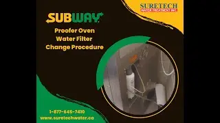 3M P165-BN Water Filter Change Procedure For A Subway Proofer Oven