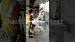HVAC Duct Air leak test