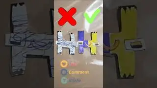 How to Cut the Letter H from Paper &ndash; Easy Alphabet Craft!#LetterHCut #PaperCutting #AlphabetCraft