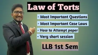 law of torts and Consumer Protection act | last time season | Ccsu | MSU | PU | HPU | KLSU |