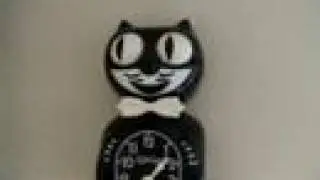Kit Kat Cat Clock