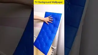 TV Background Foam Wallpaper Waterproof #shorts #tvbackground #wallpaperdecor