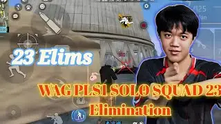 WAG PLS1 SOLO SQUAD 23 Elimination #wag#ffwssea2026#freefire
