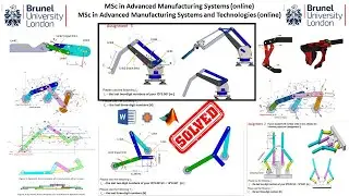 MN5621 Computer Aided Engineering 1 Resit | Synthesis and Dynamic Simulation of a six-bar linkage