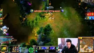 Aphromoo's Twitch - Double kill and an epic escape! (cameo by MuffinQT)