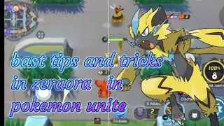 zeraora tips and tricks in pokemon unite | #tipsandtricks | #pokemonunite | #video