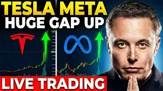 META TESLA CRAZY, MSFT Crashed | Live Trading Stocks Futures