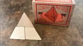 The Pyramid Matchbox Puzzle - Solution