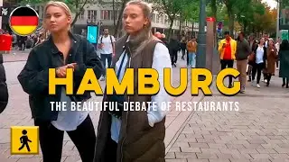 Germany, Hamburg City Street Tour 2022 | 4K HDR Virtual Walking Tour around the City