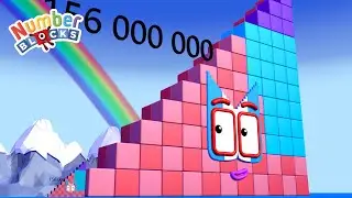Learn Numbers with Numberblocks Cube Adventure 156 to 156 Million Step Squad | Fun Math for Kids! 🚀