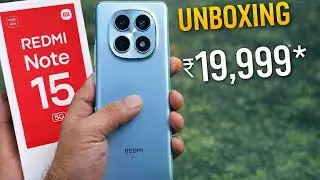 First Look🔥Redmi note 15 5G | Unboxing & Review | 3D curved Display, 108 MP OIS Camera, Big Battery 