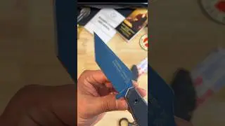 🦄⚔️Unboxing a rare UNICORN blade!? Fisher Blades Beckwith Covert Tant #shortsfeed #viral #ytshorts