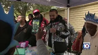 French Montana, Kodak Black help bring Christmas cheer with toy giveaway in Broward County