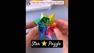 Mind-Bending Paper Puzzle! Craft tutorial | Paper craft #trending #viral #puzzle #shorts