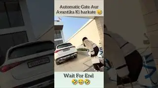 Sourav Joshi ke Ghar ka Automatic Gate Aur Avantika Ki harkate 😅 #souravjoshivlogs @souravjvlogs