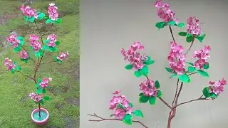 DIY SAKURA SUDUT RUANGAN DARI KRESEK TINGGI 2 METER !