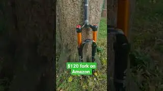 ДЕШЕВАЯ ВИЛКА ДЛЯ ГОРНОГО ВЕЛОСИПЕДА - стоит ли она того??🔥🤯 #шорты #мтб