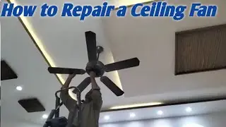 Ceiling Fan Repairing & Rewinding Complete Guide How to Repair & Rewind a Ceiling Fan at Home