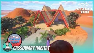 Planet Zoo: Cassowary Habitat | Outback Island Zoo - speed build/tutorial