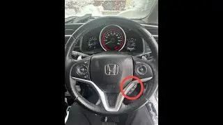 Подключение кнопок руля для управления приборной панелью Honda Fit GK3/GK4