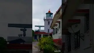 पावसाळयातील दिसणारे दृश्य गोपाळगड आणि गुहागर अंजनवेल लाईटहाऊस .......#kokan #guhagar
