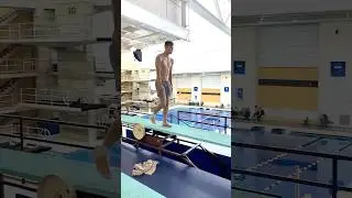Slow Motion Front Double With Two Twists #diving