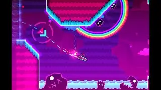 Geometry Dash Nexitron, Level One: First Town of this Journey (All Coins) (Blue Code)