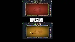 When Time Repeats Itself with Amazing knuckle Kiss shot in 8 Ball Pool 😍