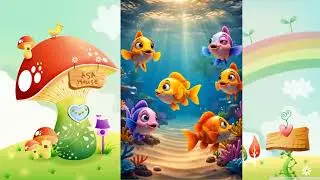 Tiny Fish Song 🐟🌊 | Fun Ocean Song for Kids | Little Fishy Kids