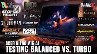 Тесты производительности Acer Nitro V16 в играх! Лучшее предложение по бюджетному игровому ноутбу...
