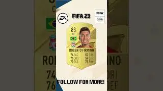 Is Bobby firmino underrated? #football #liverpoolfc #fifa23 #fyp