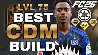 BEST CDM BUILD *MAX LEVEL 75* | EA SPORTS FC 26 CLUBS BALLER BUILD