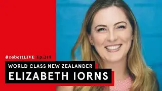 #robettLIVE w/ World Class New Zealander, Elizabeth Iorns