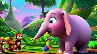 Elephant Song for Kids 🐘 | Tippy the Little Elephant | Fun Kids Song