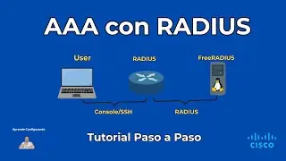 🔐 Configuraci&oacute;n AAA en Cisco con RADIUS + FreeRADIUS en Ubuntu Demostraci&oacute;n en GNS3