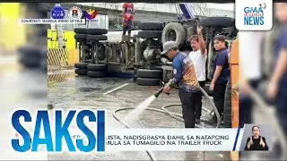 11 rider at 1 siklista, nadisgrasya dahil sa natapong glucose syrup mula sa tumagilid... | Saksi