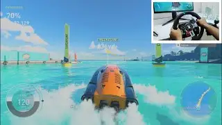 POWERBOAT PROTO OFFSHORE MK 2 -THE CREW MOTORFEST- PS5 -LOGITECH G29 STEERING WHEEL- PlayForPlace