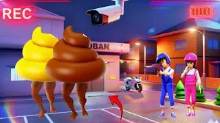 Yuta Mio Mulai Panik Terekam CCTV Anomali Pup Eek 😱 || Sakura School Simulator
