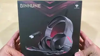 Беспроводная игровая гарнитура BINNUNE с микрофоном.