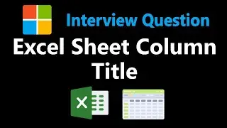 Заголовок столбца таблицы Excel — Leetcode 168 — Python