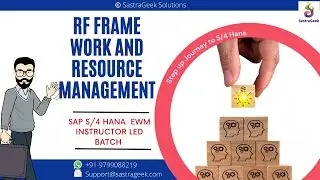 RF Frame Work and Resource Management || SAP EWM  by Mr. Naidu