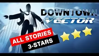 Vector Downtown Gameplay All Levels (All Stories) Three Stars
