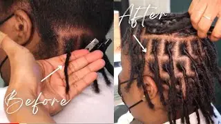 INSTANT LOCS ON 4A THIN/FINE HAIR