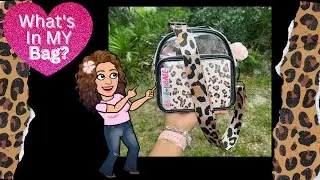What's In My Bag ?? 🎀✨Clear Bag ( From TEMU )🤗🌸
