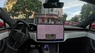 Raw 1x: San Francisco Caltrain with Zero Interventions on Tesla Full Self-Driving Beta 11.4.4